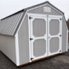 A390 Barn 10x12 Pewter Cast with Barn White Trim - no permit required SOLD