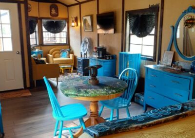 Customer modifications Deluxe Playhouse on Utility Shed 12x32