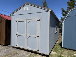 A2205 Utility 10x20 Steely Grey with Pewter Cast and Charcoal roof - a permit is easy