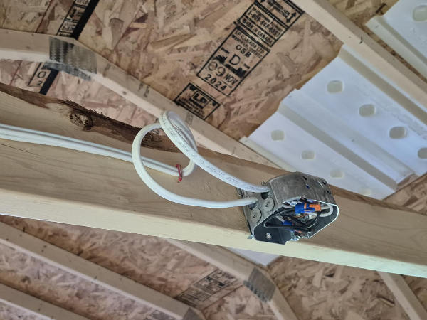 PROFESSIONALLY WIRED! Deluxe Playhouse on Lofted Barn 12x40 Rosemary Green with Beige Trim and Dark Brown Roof - a permit is easy - Image 3