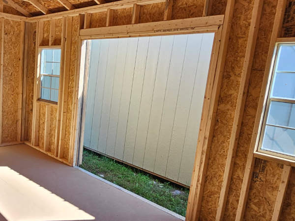 B1962 Utility Shed 10x16 Gauntlet Grey and Rustic Red roof - no permit required - Image 2